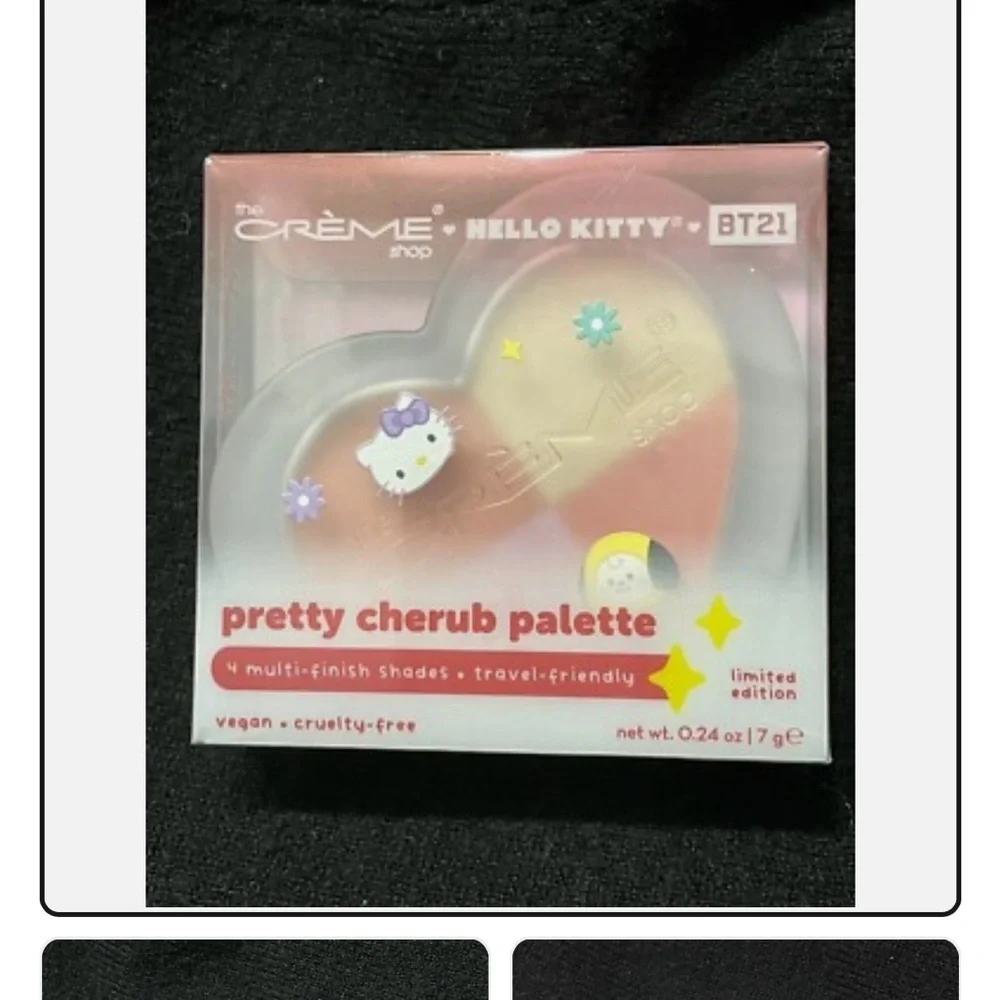 The Crème Shop Pretty Cherub Palette - Limited Edition 4 multi - finish shades